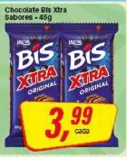 Rede Supermarket Chocolate Bis Xtra Sabores oferta