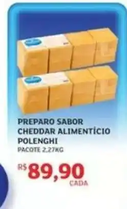 Assaí Atacadista PREPARO SABOR CHEDDAR ALIMENTÍCIO POLENGHI oferta