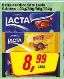 Rede Supermarket Barra de Chocolate Lacta oferta