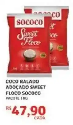 Assaí Atacadista COCO RALADO ADOÇADO SWEET FLOCO SOCOCO oferta
