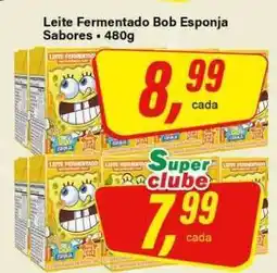 Rede Supermarket Leite Fermentado Bob Esponja Sabores oferta