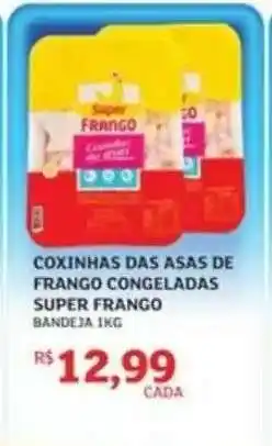 Assaí Atacadista COXINHAS DAS ASAS DE FRANGO CONGELADAS SUPER FRANGO oferta
