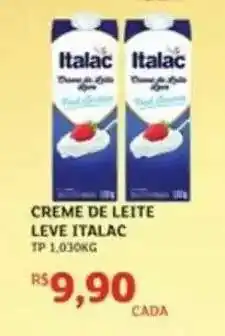 Assaí Atacadista Creme de Leite Leve Italac oferta