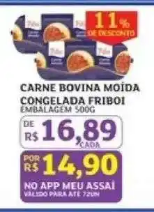 Assaí Atacadista Carne Bovina Moída Congelada Friboi oferta