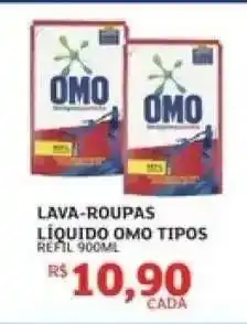 Assaí Atacadista Lava Roupas Líquido OMO Tipos oferta