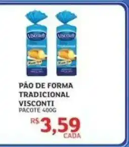 Assaí Atacadista Pão de Forma Tradicional Visconti oferta