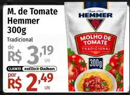 Supermercado Dalben M. de Tomate Hemmer Tradicional oferta