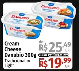Supermercado Dalben Cream Cheese Danubio oferta