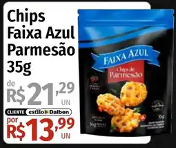 Supermercado Dalben Chips Faixa Azul Parmesão oferta