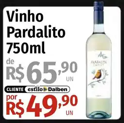 Supermercado Dalben Vinho Pardalito oferta