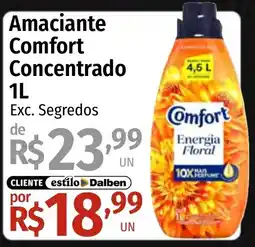 Supermercado Dalben Amaciantes comfort concentrado oferta
