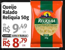 Supermercado Dalben Queijo Ralado Reliquia oferta