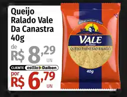 Supermercado Dalben Queijo ralado vale da canastra oferta