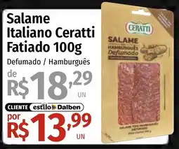 Supermercado Dalben Salame italiano ceratti oferta