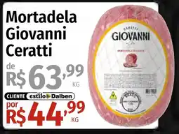 Supermercado Dalben Mortadela giovanni ceratti oferta