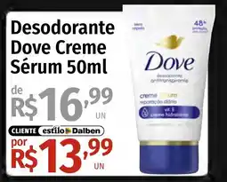 Supermercado Dalben Desodorante Dove Creme Sérums oferta