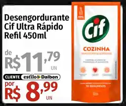 Supermercado Dalben Desengordurante Cif Ultra Rápido Refil oferta
