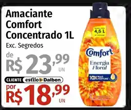 Supermercado Dalben Amaciantes comfort concentrado oferta