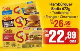 Supermercado Dalben Hambúrguer Sadia 672g oferta