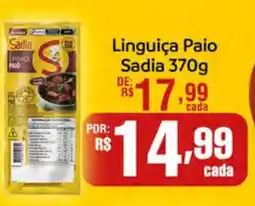 Supermercado Dalben Linguiça Paio Sadia oferta