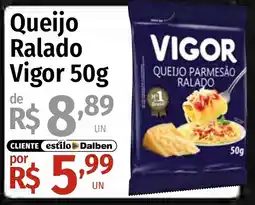 Supermercado Dalben Queijo ralado vigor oferta