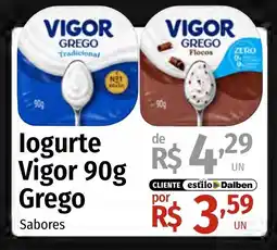 Supermercado Dalben logurte Vigor Grego oferta