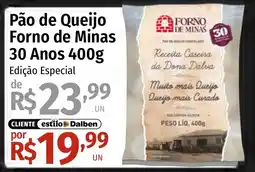 Supermercado Dalben Pão de Queijo Forno de Minas oferta