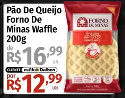 Supermercado Dalben Pão de queijo forno de minas waffle oferta
