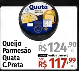 Supermercado Dalben Queijo Parmesão Quata C.Preta oferta