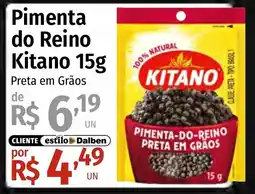 Supermercado Dalben Pimenta do Reino Kitano oferta