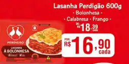 Supermercado Dalben Lasanha perdigão à bolonhesa oferta