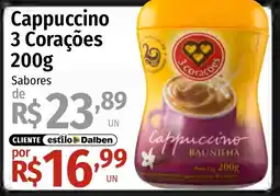 Supermercado Dalben Cappuccino 3 Corações oferta