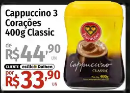Supermercado Dalben Cappuccino 3 Corações Classic oferta