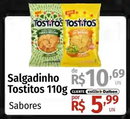 Supermercado Dalben Salgadinho Tostitos 110g Sabores oferta