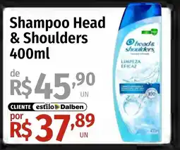 Supermercado Dalben Shampoo head & shoulders oferta