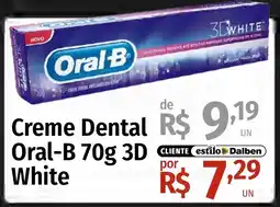 Supermercado Dalben Creme Dental Oral-B 3D White oferta