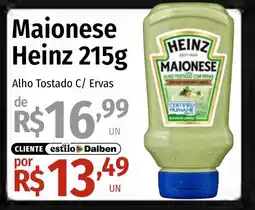Supermercado Dalben Maionese heinz oferta