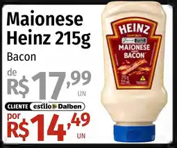 Supermercado Dalben Maionese heinz bacon oferta