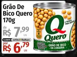 Supermercado Dalben Grão de bico quero oferta
