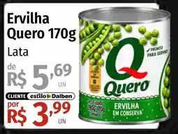 Supermercado Dalben Ervilha quero oferta