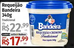 Supermercado Dalben Requeijão bandeira tradicional oferta