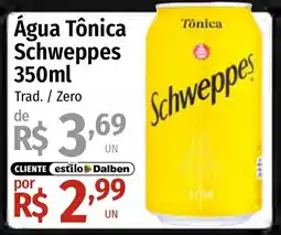 Supermercado Dalben Água Tônica Schweppes oferta