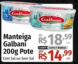 Supermercado Dalben Manteiga Galbani oferta