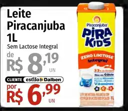 Supermercado Dalben Leite piracanjuba oferta