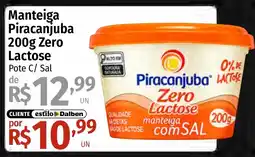 Supermercado Dalben Manteiga piracanjuba zero lactose oferta