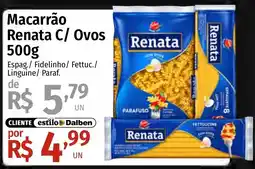 Supermercado Dalben Macarrão Renata C/ Ovos oferta