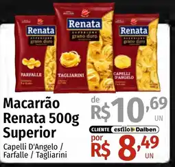Supermercado Dalben Macarrão Renata Superior oferta