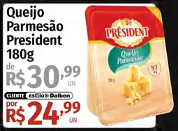 Supermercado Dalben Queijo Parmesão President oferta