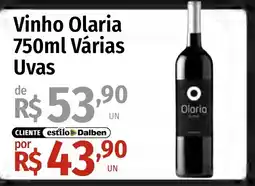 Supermercado Dalben Vinho Olaria Várias Uvas oferta