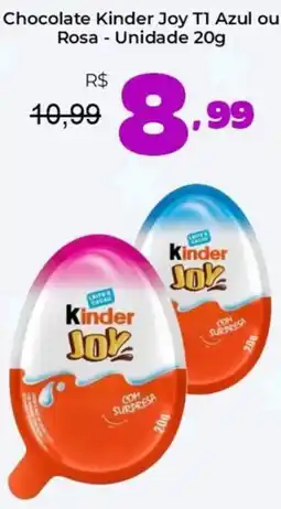 Unicompra Chocolate Kinder Joy T1 Azul ou Rosa oferta